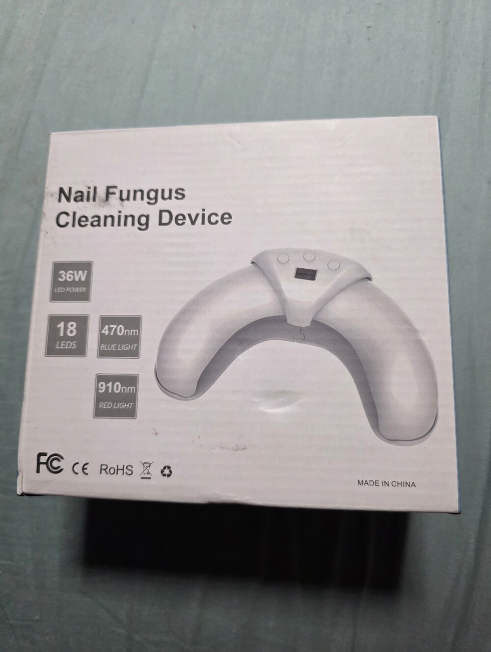 Nail Fungus Cleaning Device - White